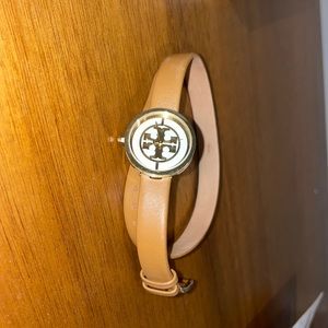Brown Tory Burch Wrap Watch